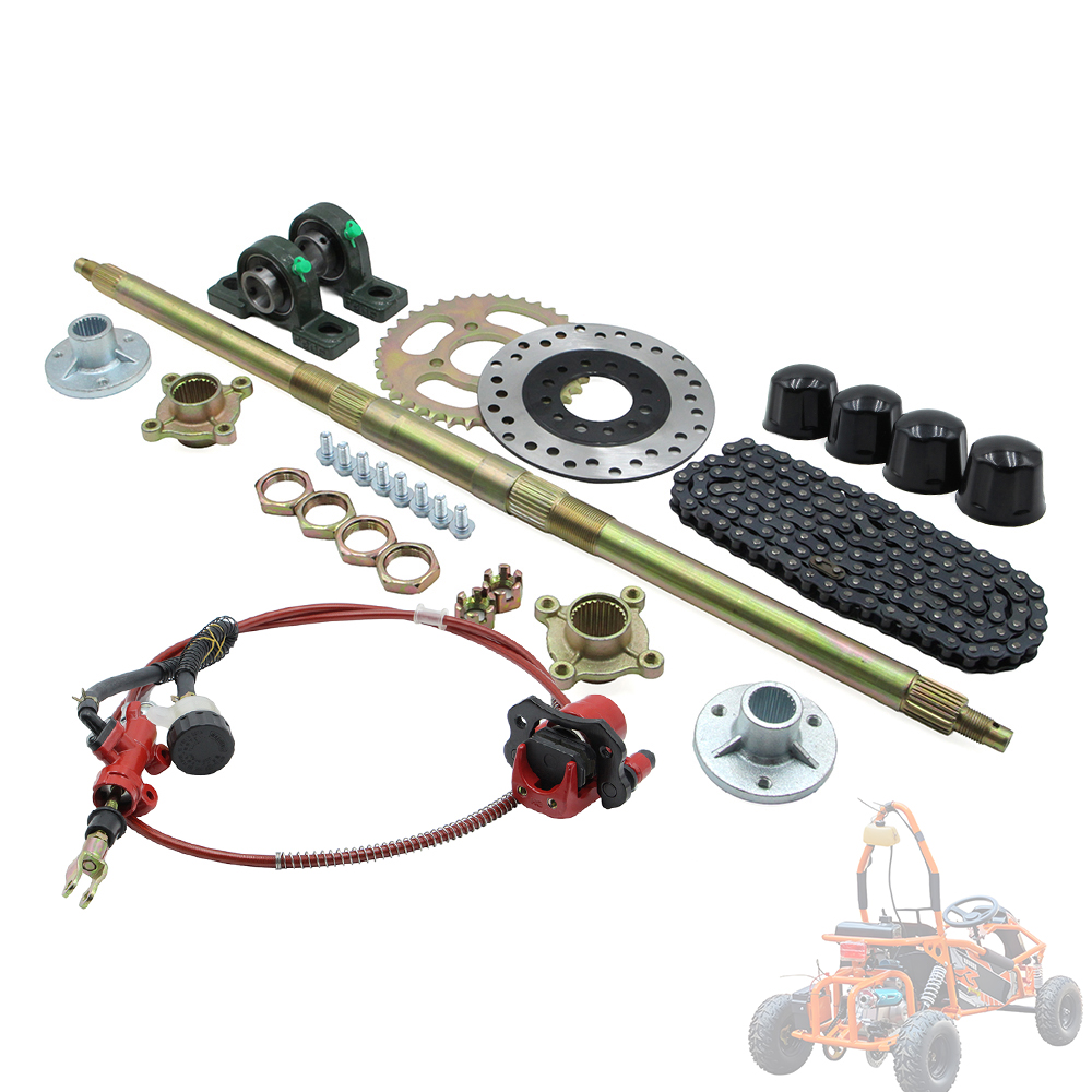 428 Chain - Eje Trasero Completo de 740 mm