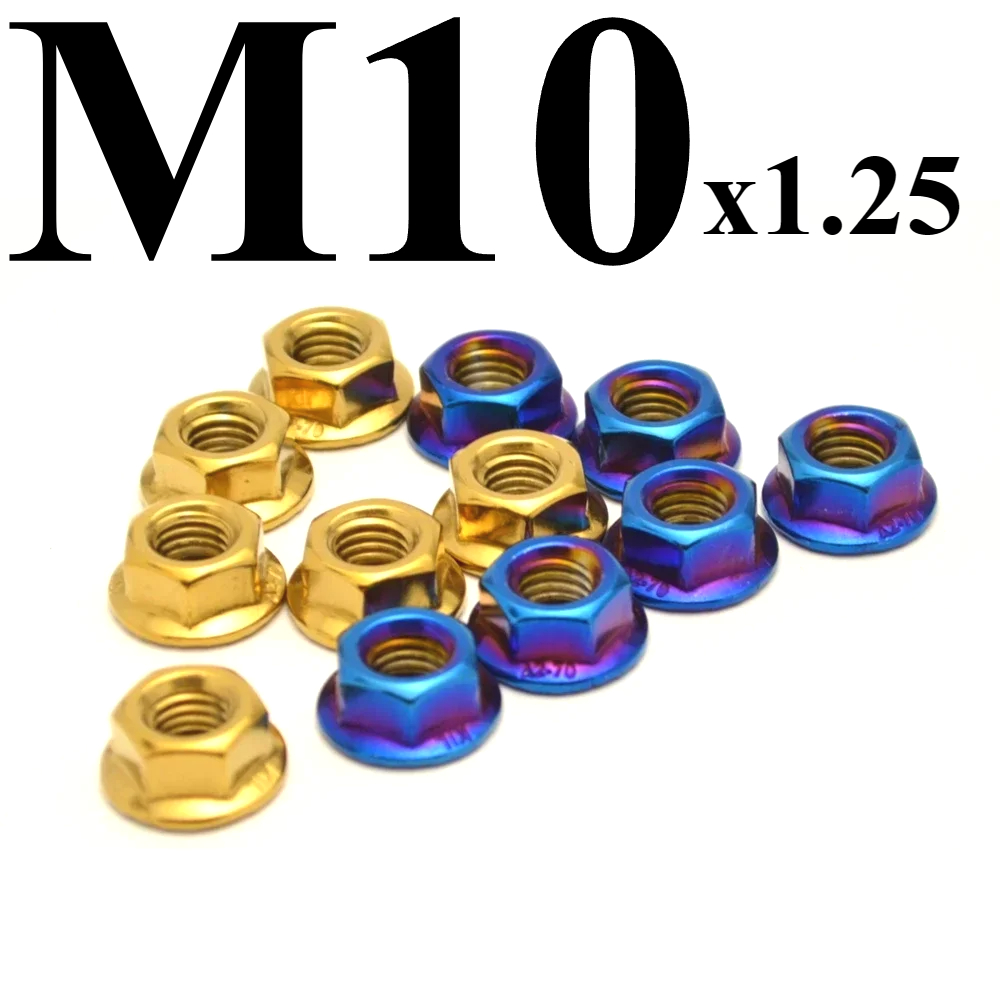Sprocket - M10 * 1,25 6 uds para