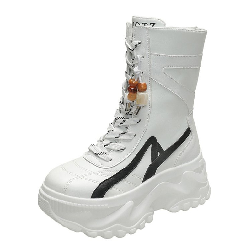 Nuevas botas gruesas a media p - Motorcycle Chain reseña y precio
