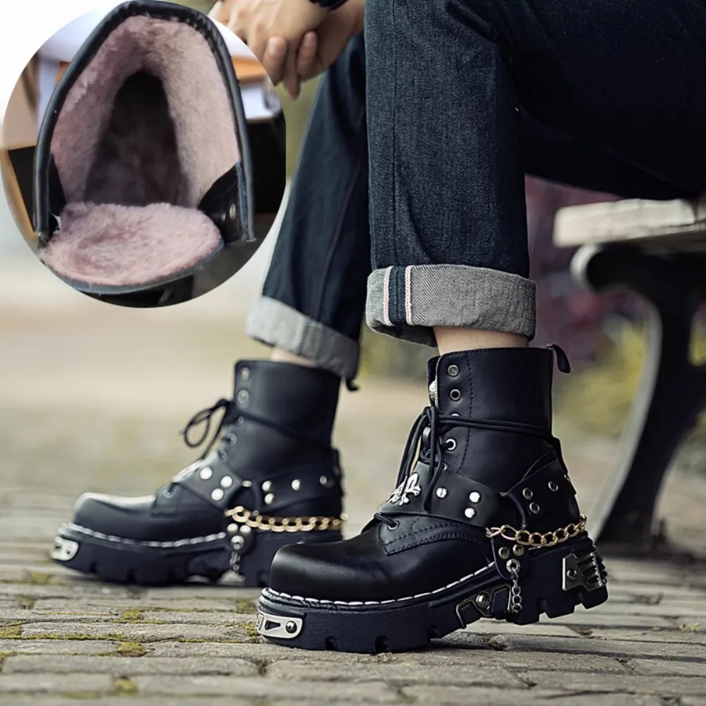 Botas de Motociclista de Cuero - Motorcycle Chain reseña y precio