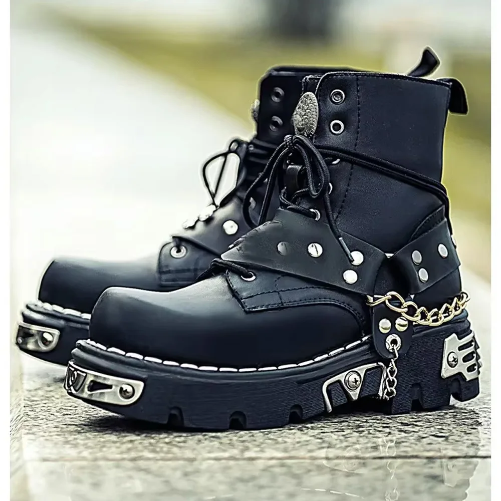 Botas de Motociclista de Cuero - Motorcycle Chain reseña y precio