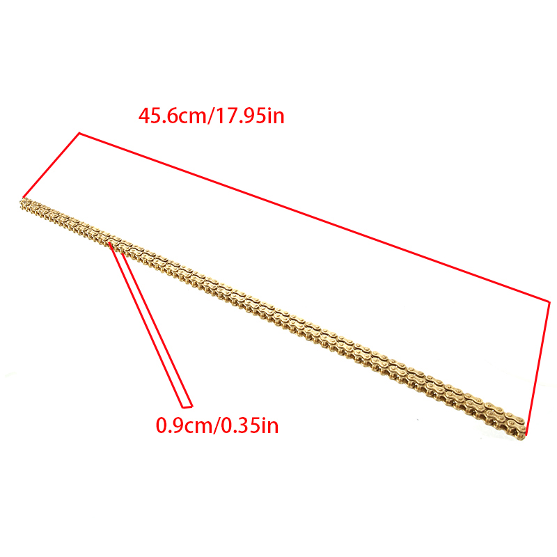 Cadena 25H 114 Dorada, Cadena  - Bike Chain reseña y precio