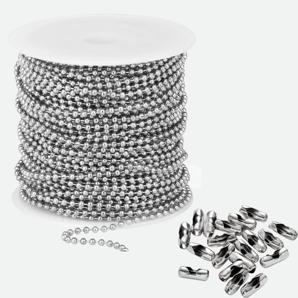Rollo de cadenas de bolas de c - Roller Chain reseña y precio