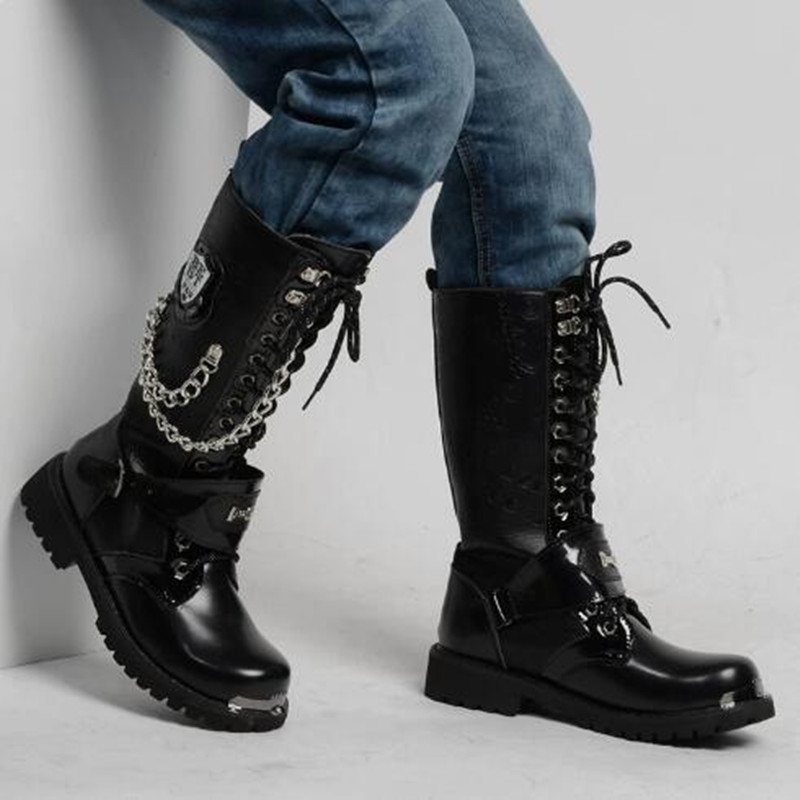 Botas de Motocicleta de Lujo p - Steel Chain reseña y precio
