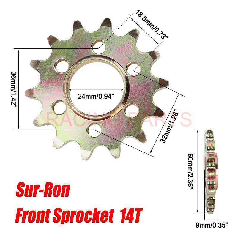 Accesorio de motocicleta piñón - Xcm Chain reseña y precio